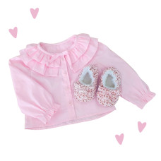 Camisa Maitê manga longa rosa