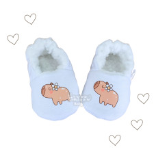 Sapatinho Ariel branco capivara