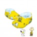 Pantufinha Ariel Snoopy amarelo