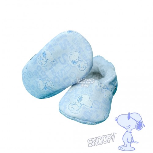 Pantufinha Ariel Snoopy azul