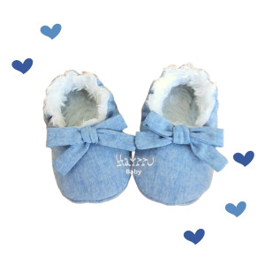 Sapatinho Ariel jeans lacinho