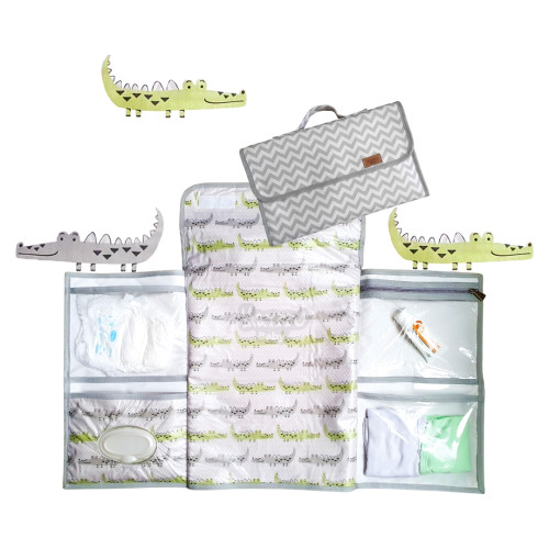 Trocador portátil chevron jacaré Trocador portátil chevron jacaré