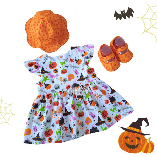Vestido Laura Halloween branco Vestido Laura Halloween branco